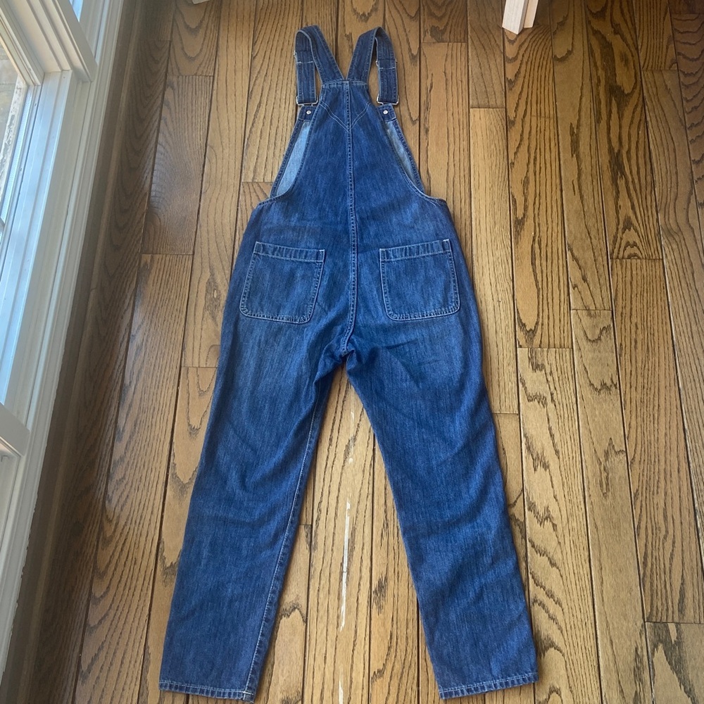 GAP for Good Slouchy Overalls Medium Indigo, Size XS Women - Picture 4 of 13